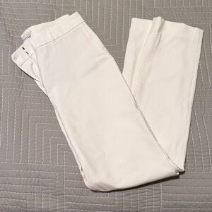 White House Black Market Cream and White Pants